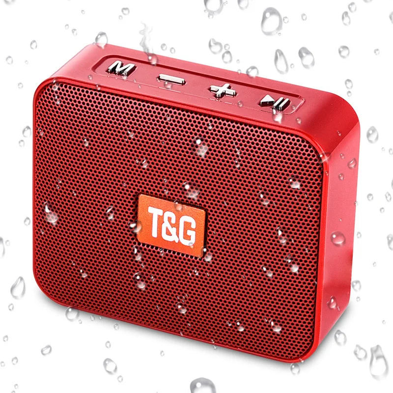 

TG166 Mini Portable BT Speaker Small Wireless Music Column Subwoofer USB Speakers for Phones with TF FM Radio
