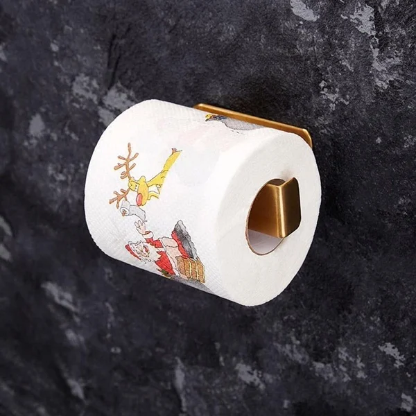 

10PCS 2 Floors Christmas Santa Deer Toilet Paper Toilet Paper Living Room Decoration Toilet Paper Gift, White