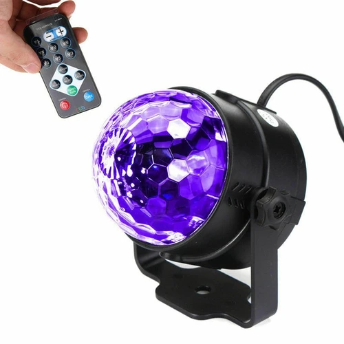 

Disco Light U`King UV 3 LEDs Magic Ball Light Stage Effect Lighting with Remote Controller for DJ Show Concert Party