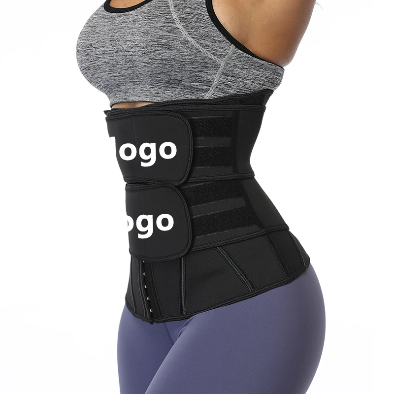 

Best Quality 9 Steel Bone Neoprene Waist corset Trainer With Straps