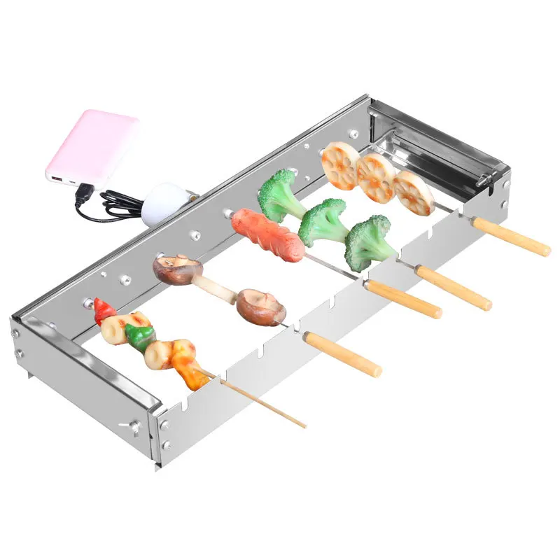 

Indoor electric multi-function automatic rotary rotisserie skewers barbecue grills machine smokeless electric oven barbecue gril