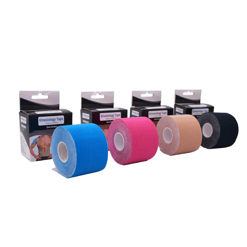 

Factory Wholesale Sports safety therapy muscle Physiotherapy Orthopedics support cotton kinesiology tape, Customized