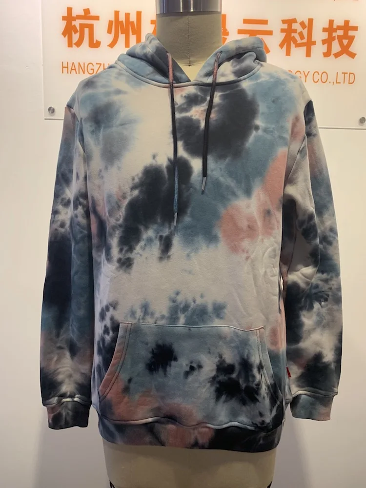 Unisex Mens Tie Dye Hoodie Wholesale Blank Bulk Sweatshirts Adult