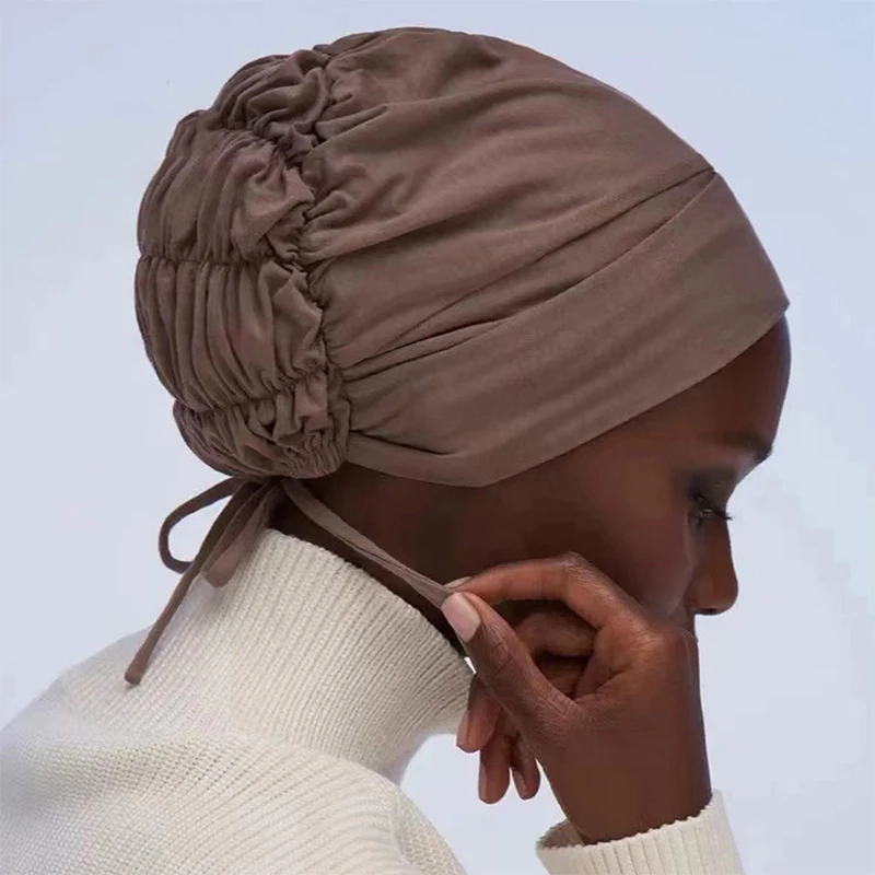 

Wholesale Muslim Prayer Jersey Hijab Scarf Dubai Islamic Arab Jacquard Crumpled Malaysian Adjustable Muslim Scarf