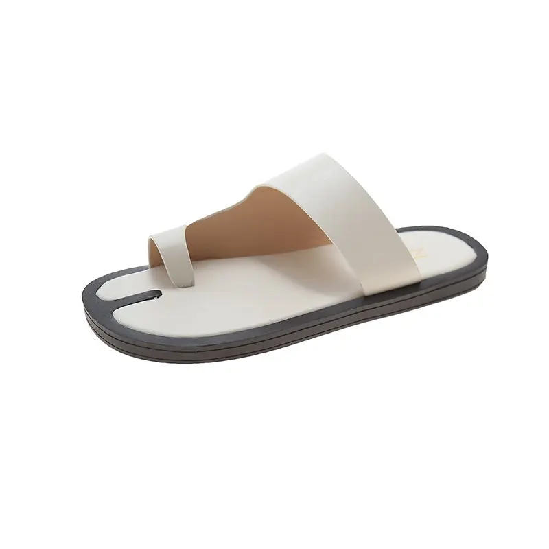 

Summer Fashion Flat Heel Slippers Flat-heeled High Quality Daily Women's Sandals Solid Color Casual Summer Slippers for Women