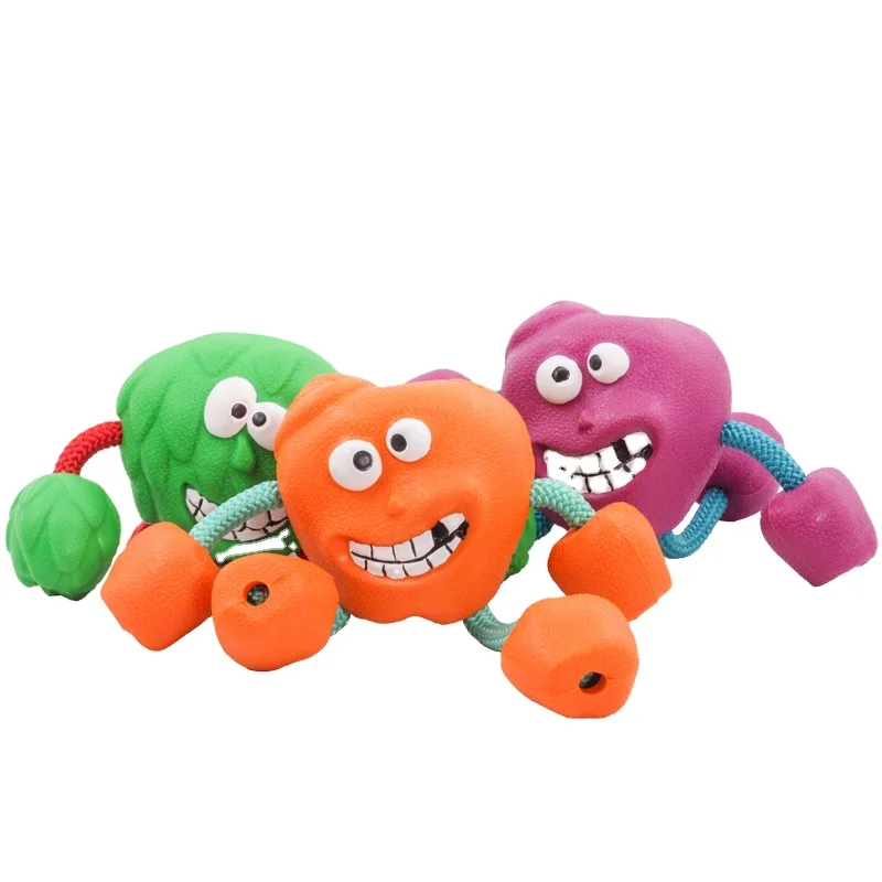 

angry orange pet toy interactive chewing hide and seek dog toy