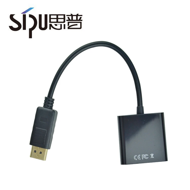 SIPU factory price DP to VGA Cable DisplayPort Male to VGA Female Converter Adapter Cable for Laptop PC - ANKUX.COM