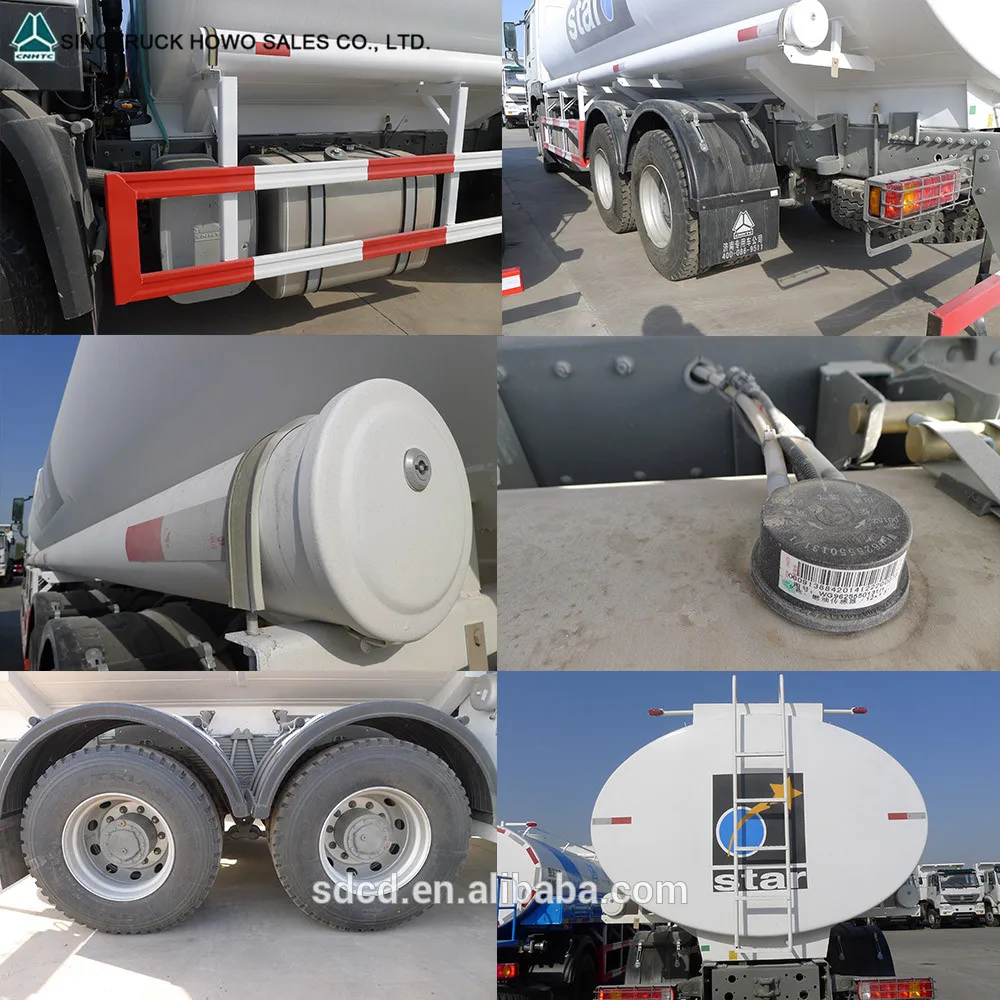 15000 Liter Oil Tank Diesel Truck 10 Wheelers Capacity Fuel Tank Truck