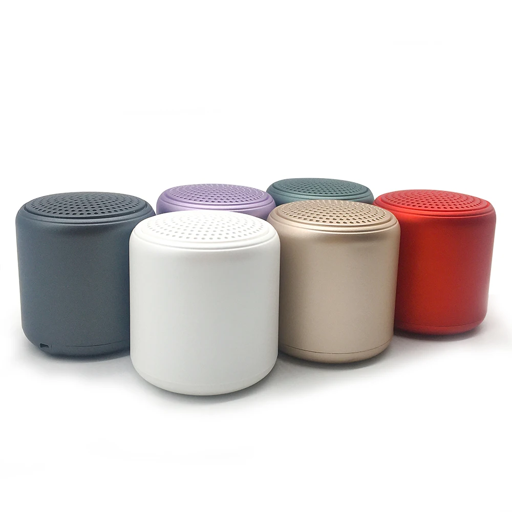 

Inpods MACARON Little Fun Speaker Mini Speaker for Earphones Metal Portable TWS True Wireless Loudspeaker Outdoor, Red, black, white, purple, dark green, gold
