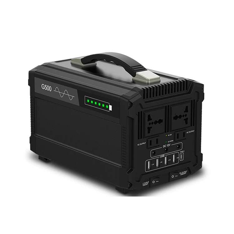 

500W High-Power Energy Storage Power Supply Outdoor Emergency use Power Station, Black , white