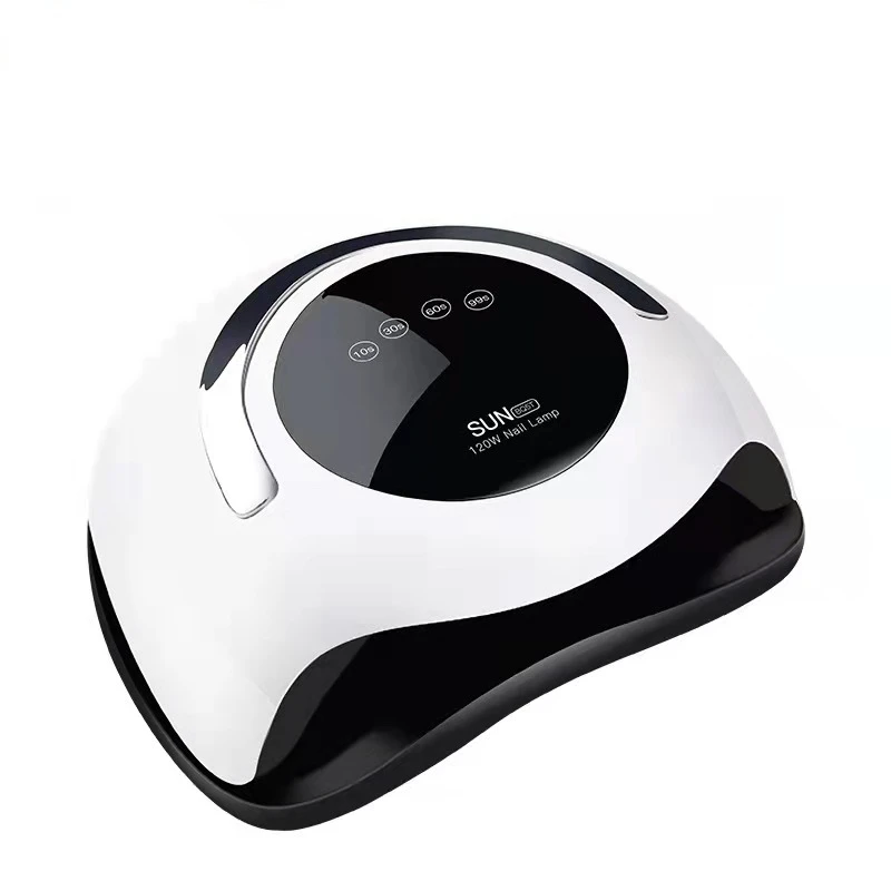 

cheap price nail salon nail lamp with screen smart sun uv led nail lamp 5t, White
