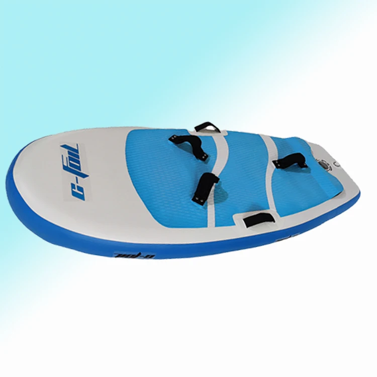 

Water sports hydrofoil inflatable boards 140L for surfing must-have, Blue