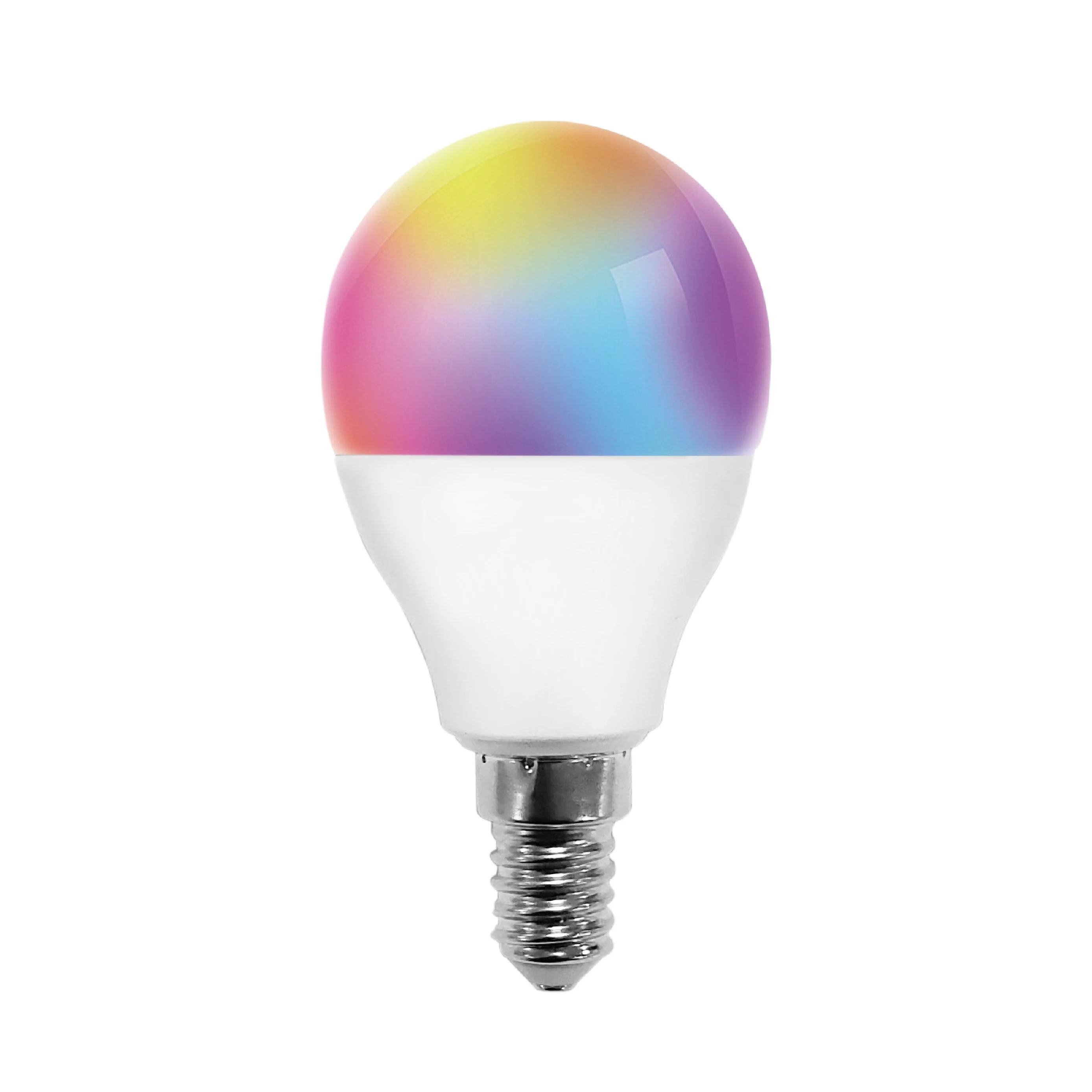 Smart Wifi Bluetooth RGB LED Bulb Golf P45 5.5W E14