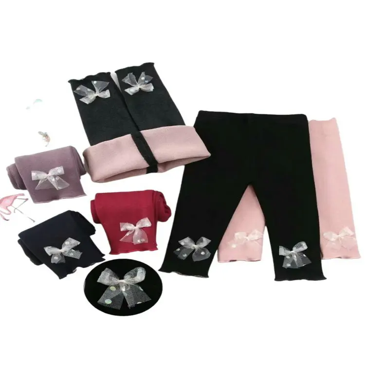 

2.25 Dollar Model CAF027 Ages 1-4 Years Cotton Autumn Thermos And Winter baby kids leggings with different prints, Mix