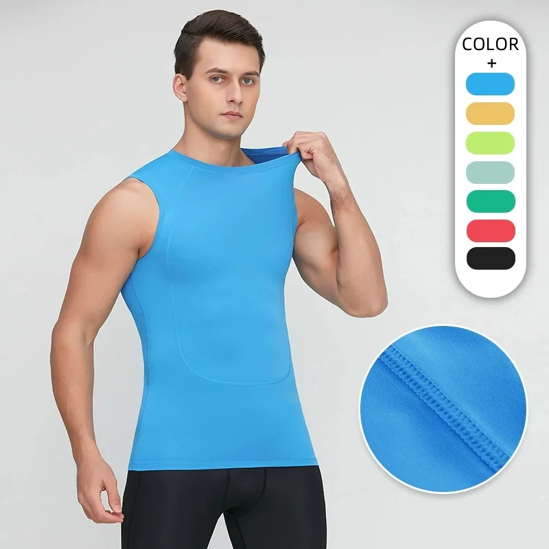 Quick Dry Compression Sleeveless Fitness Tank Top