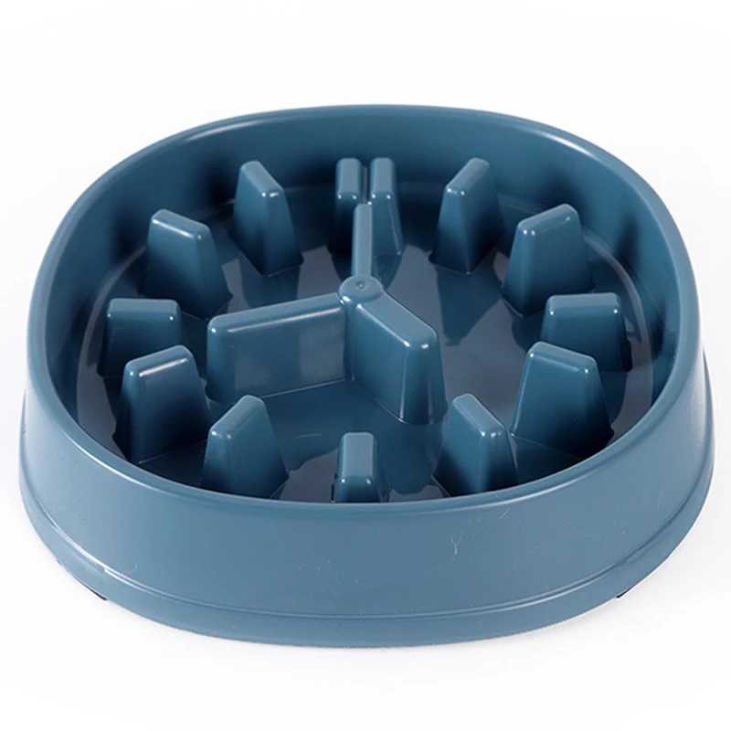 

Wholesale Pet Food Bowl Plastic Pet Slow Food Bowl Anti-fall Dog Pet Feeder, Blue, pink, green, yellow