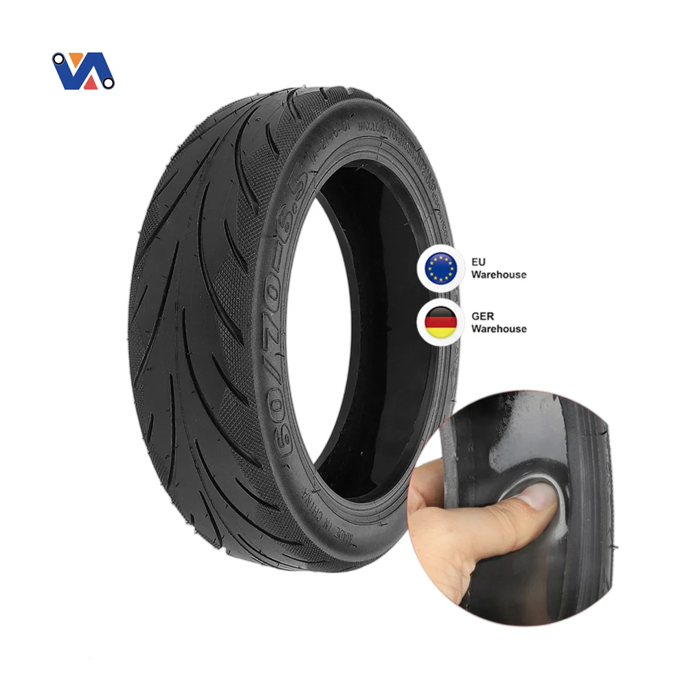 

New Image Eu Warehouse 60/70-6.5 Rubber Tubeless Tire G30 Max Self-Healing Wheels Live Glue For Electric Scooter Vacuum Tires