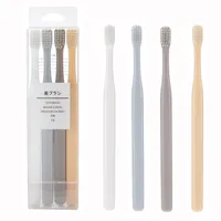 

Tongwode Smart Wholesale Eco Travel Case Hotel Natural Bamboo Tooth Brush Set Custom LOGO Organic Charcoal Bamboo Toothbrush