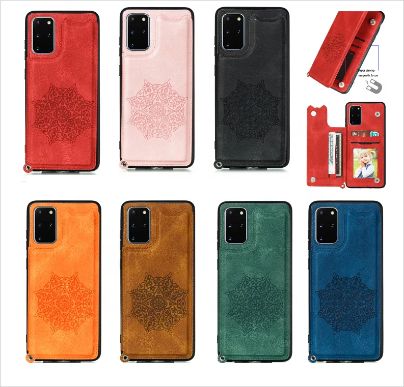 

Hot Selling PU Flip Leather Magnetic Wallet Mobile Phone Case With Card Slot For Samsung galaxy Note20, Multi-color, can be customized