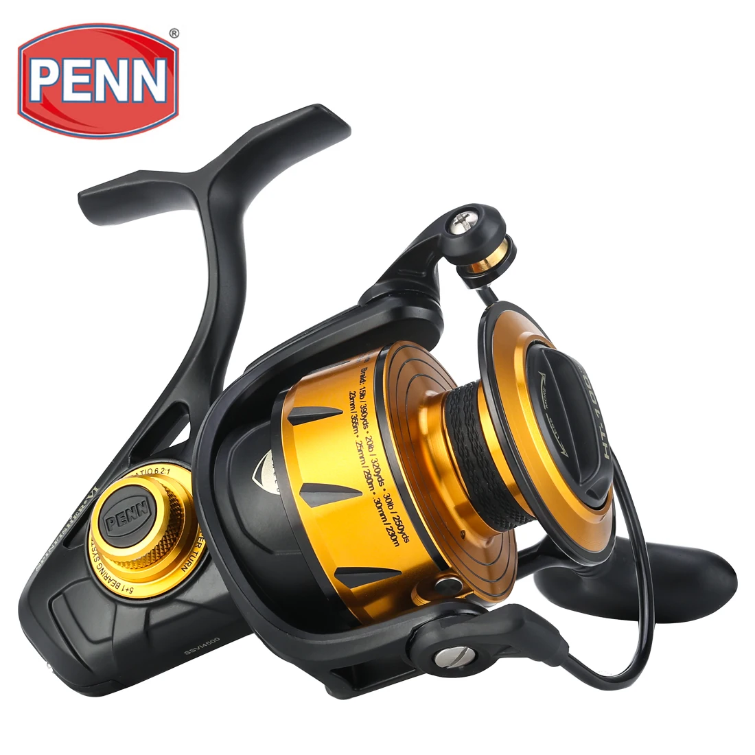 

PENN Brand Spinfisher VI SSVI 2500 - 10500 Full Metal Body Spinning Fishing Reel