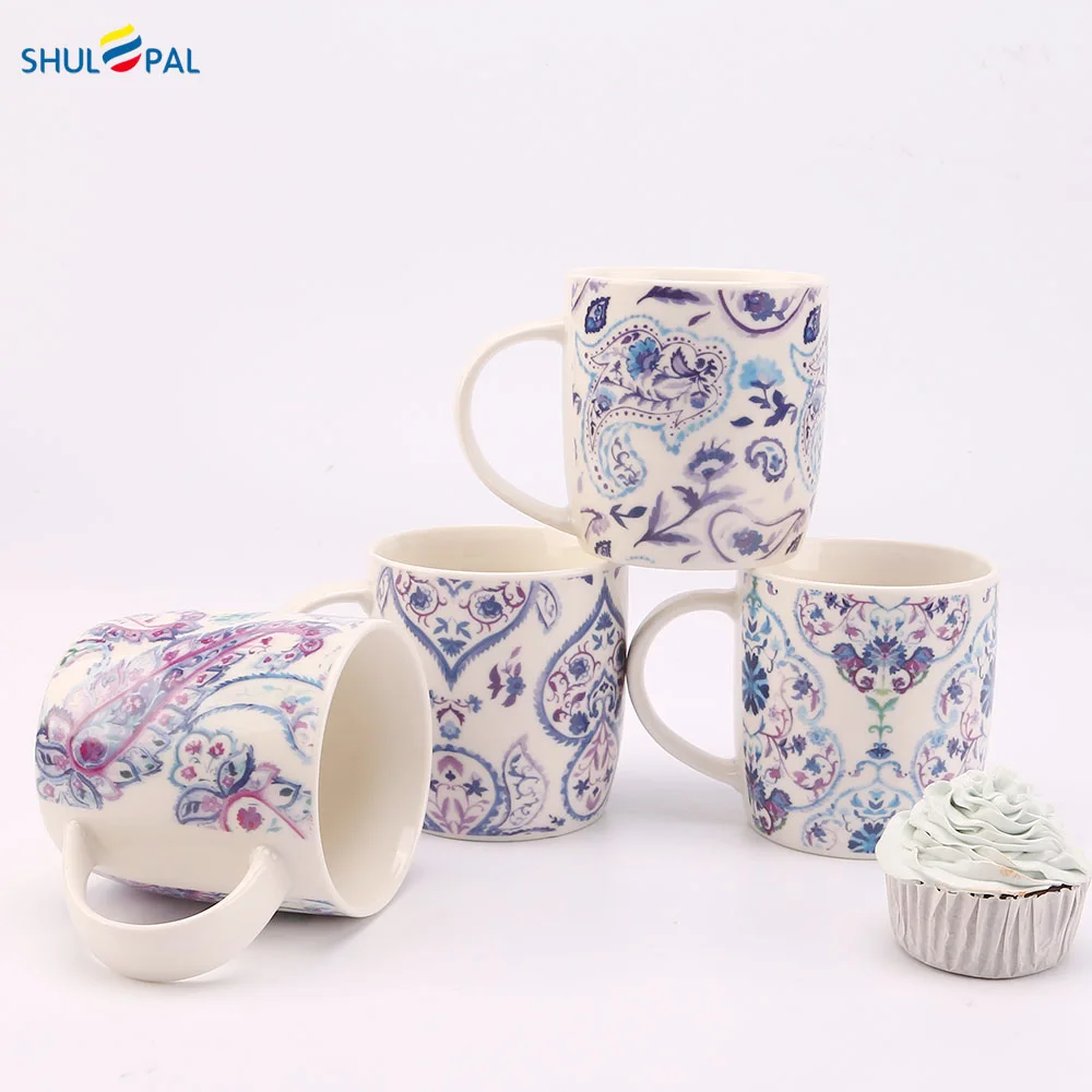 

Holiday Customized 350ml porcelain mug