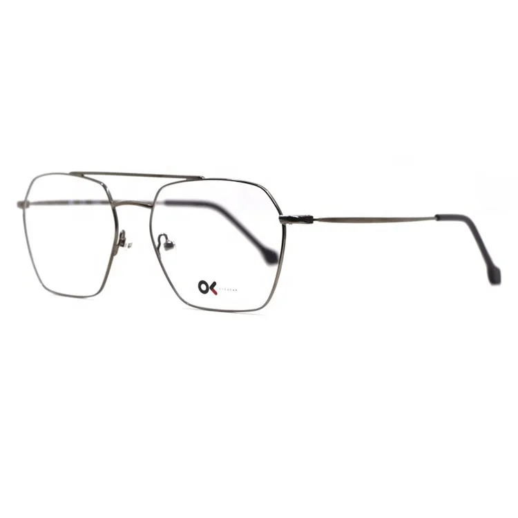 

Vogue Optical Glasses Spectacle Frame Eyewear Metal Double Bridge Models For Men