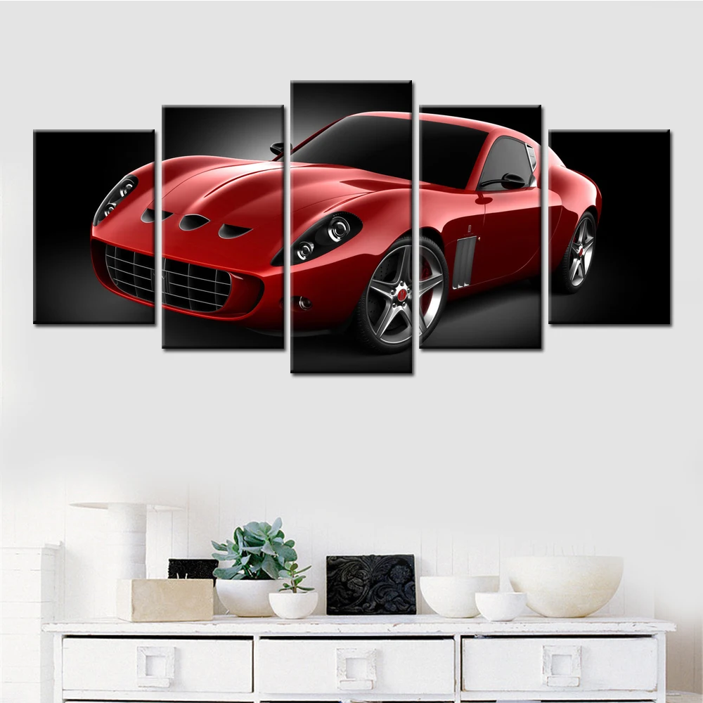 

Wholesaler high resolution custom canvas art prints printed painting car painting