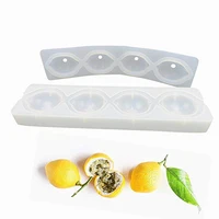 

High Quality 4 Cavity Lemon Shape ice cream mold Silicone Mousse Mold Cake Mold