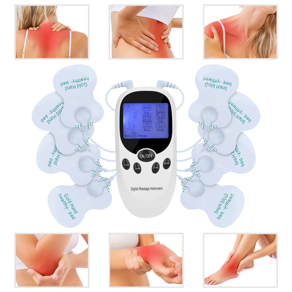 6 Modes Digital Acupuncture EMS Therapy Device Electric Pulse Muscle Stimulator Pain Relief Mini Unit TENS Body Massager .jpg