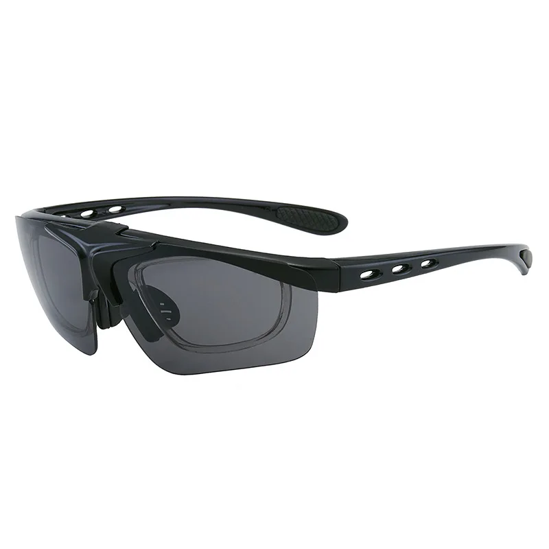 

Wholesale price cycling sunglasses Built-in optical frame sports eyewear UV protection riding cycle sunglass, 6 colors