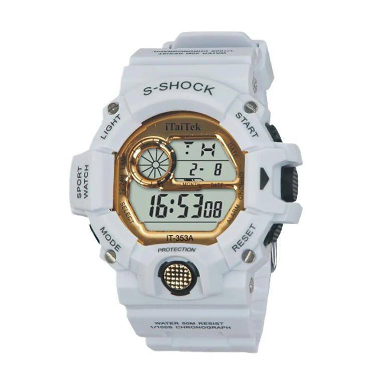 

Fashion New design sport digital watch water resistant electronic wristwatch can OEM