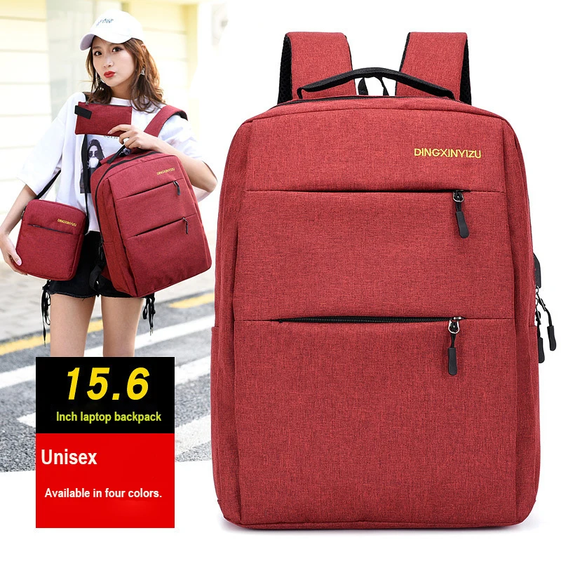 

Wholesale Custom Logo 15.6 Inch Outdoor Women Men School Business Travel women laptop backpack with USB Charging Port, Blue,black,gray,red