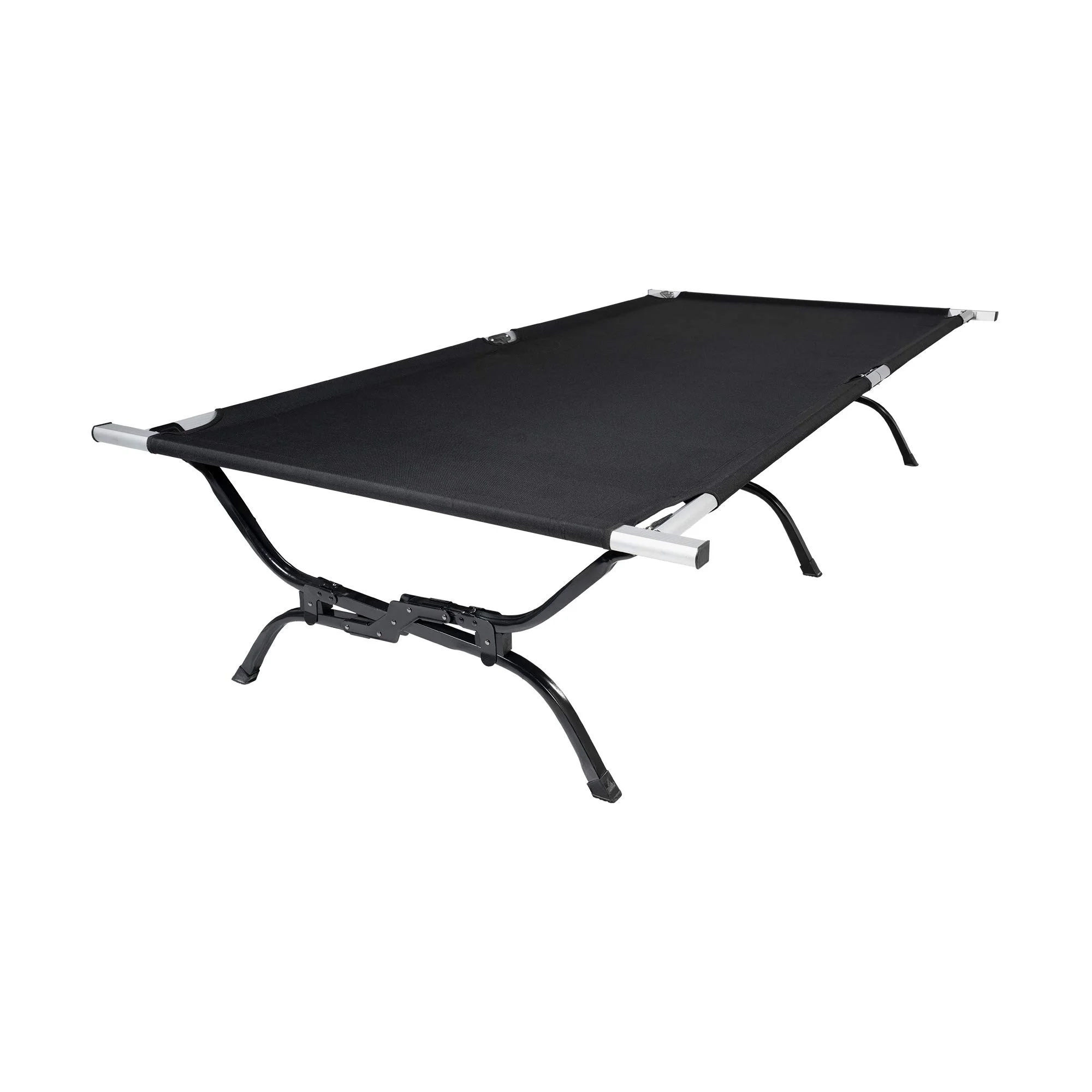 

Outfitter XXL Camping Cot Camping Cots for Adults Folding Cot Bed; Easy Set Up, Black