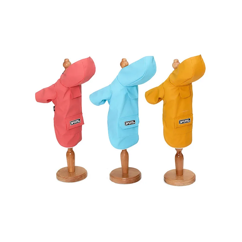 

Wholesale Custom Comfortable Pet Clothing Hoodie Safe Waterproof Pet Dog Raincoat, Customized color