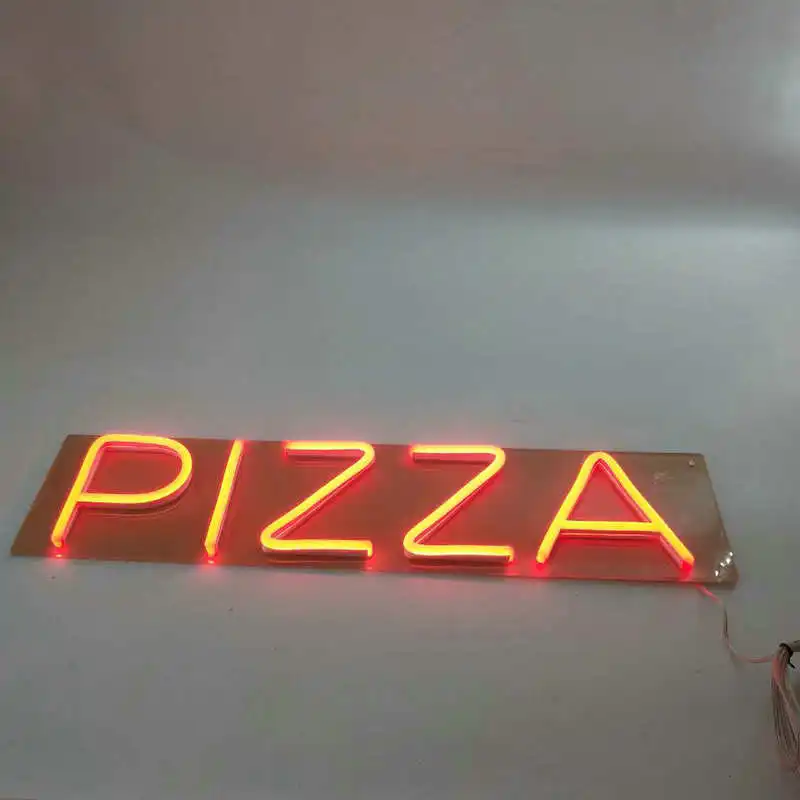 Custom Neon Light Pizza Shop Rgb Remote Neon Sign - Buy