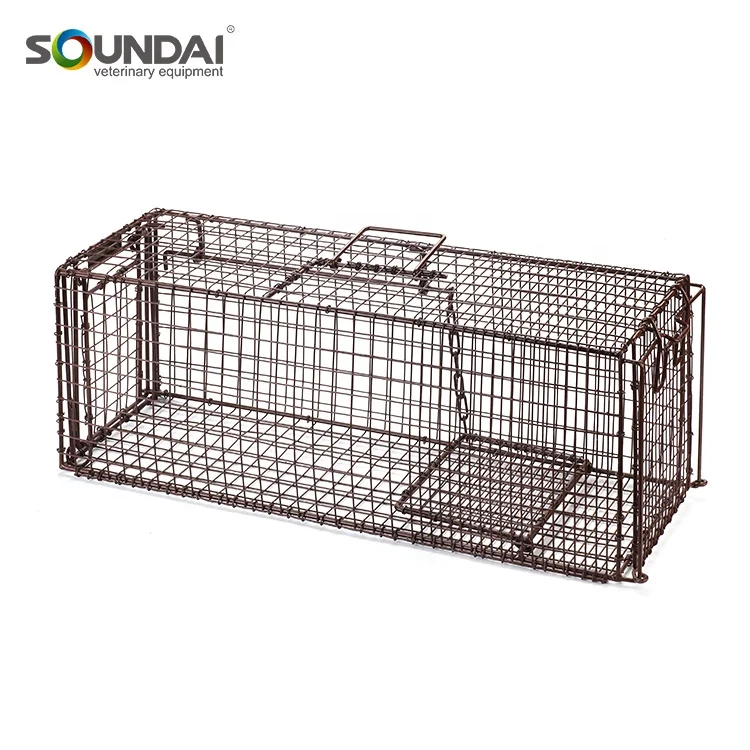 
safely farming animal catch galvanized metal squirrels trap and cage 