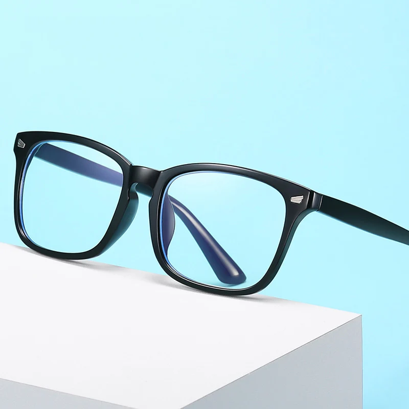 

Amazon Hot Selling UV400 Blue Light Blocking Glasses, Fashion Square Eyewear Anti UV Ray Computer Gaming Eyeglasses Women/Men