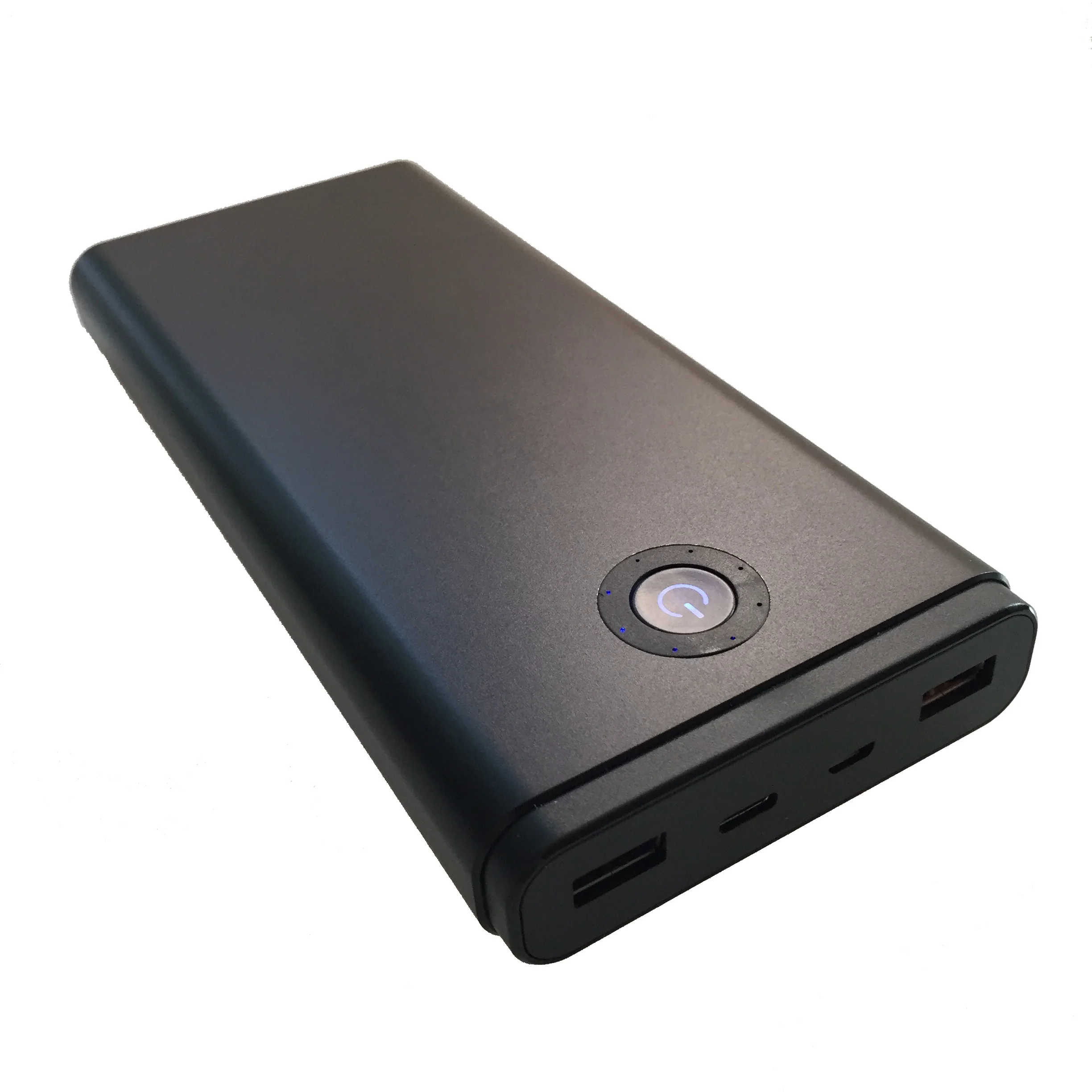 

100W 20000mAh power bank PD 3.0 fast charge for laptop, Black/steel gray