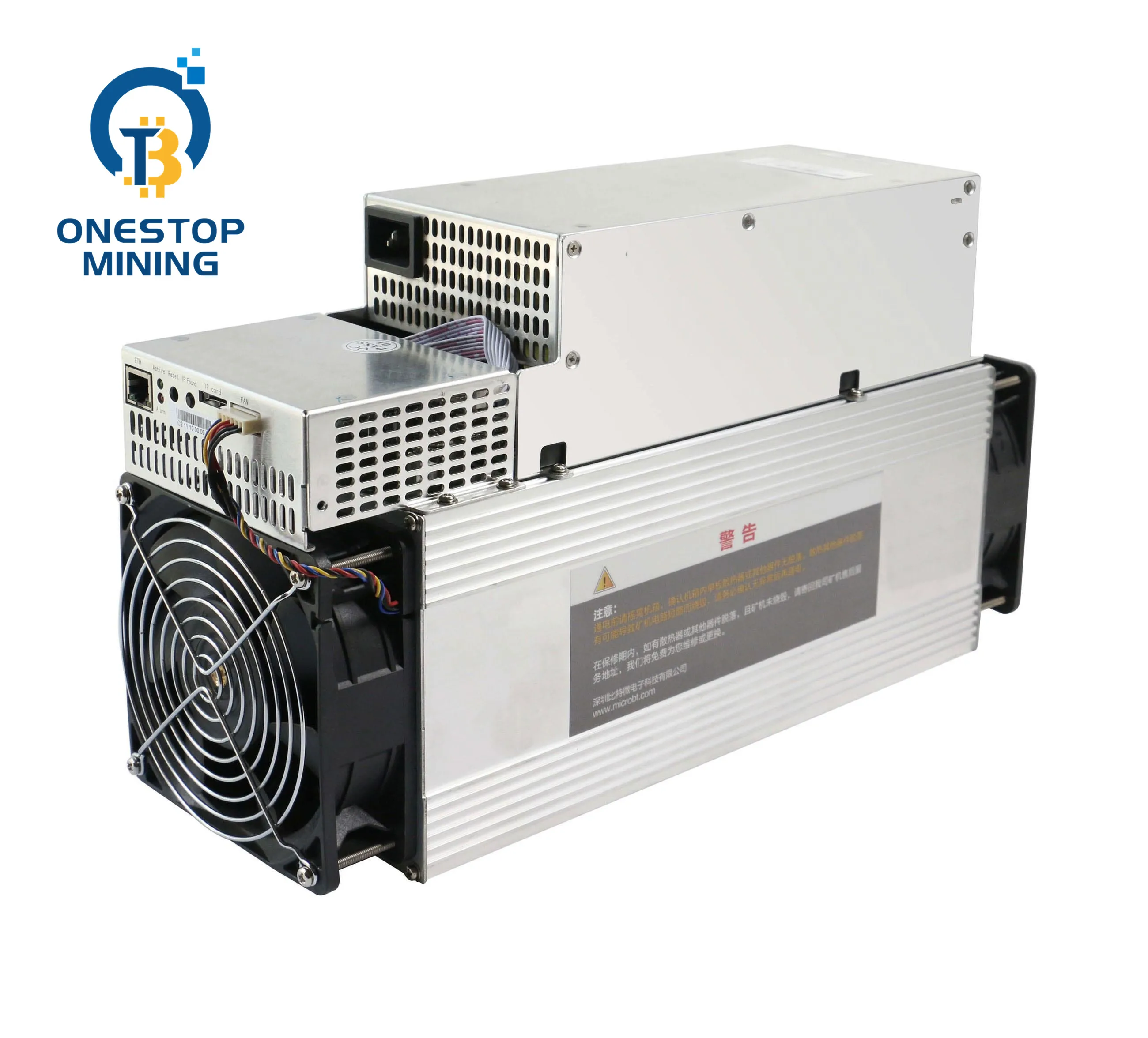 

Onestopmining Usde WhatsMiner M20S-68T BTC Miner SHA-256 high computing power, Siver