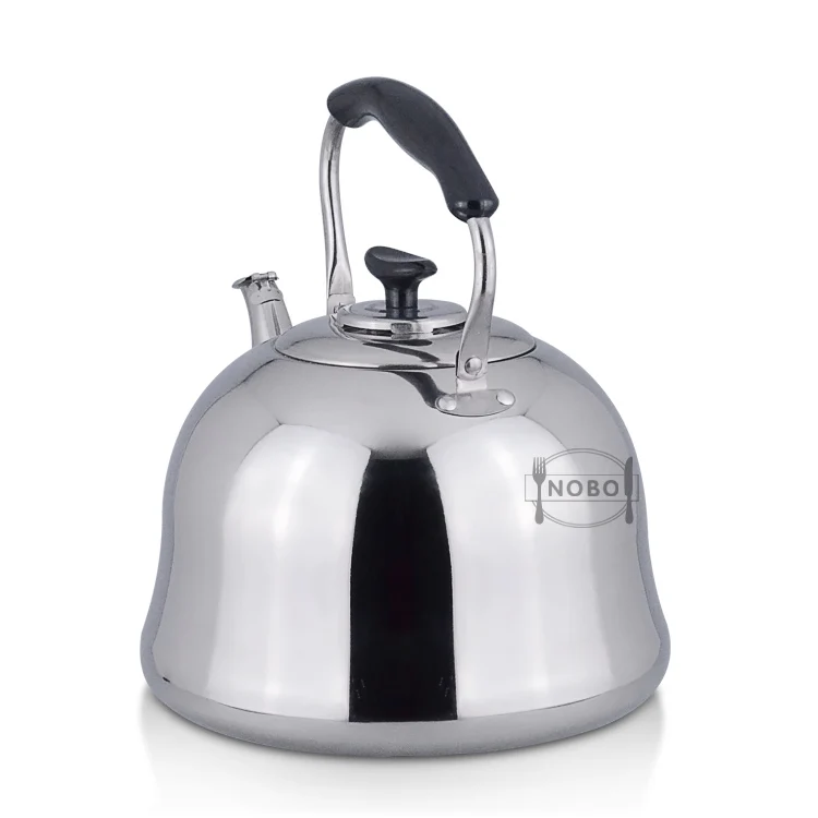 Large Capacity 6 Liter Stovetop Kettle Bell Stainless Steel Whistling