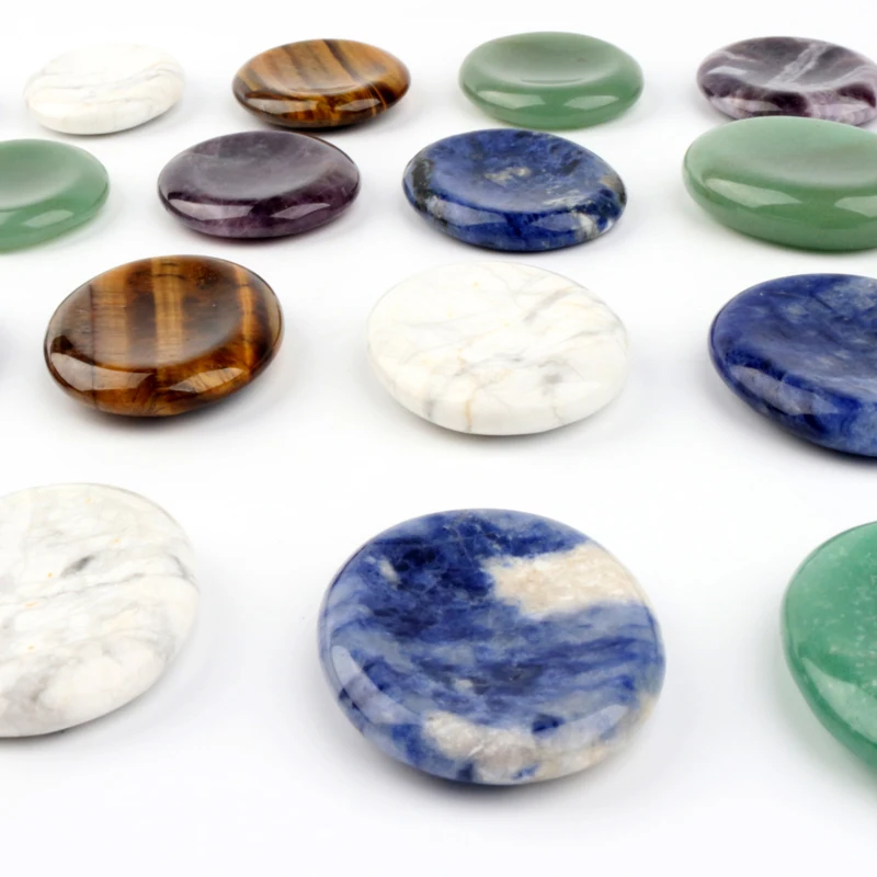 

High Quality Small Engravings Healing Stones Thumb Worry Stones For Sale