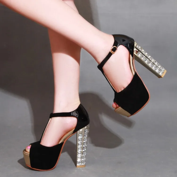 

Summer Newl Waterproof Platform Buckle Fashion Sandals Woman, Black,blue,rose