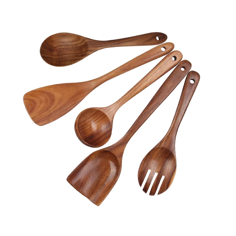

Natural Custom Acacia Wooden kitchen Cooking Utensils