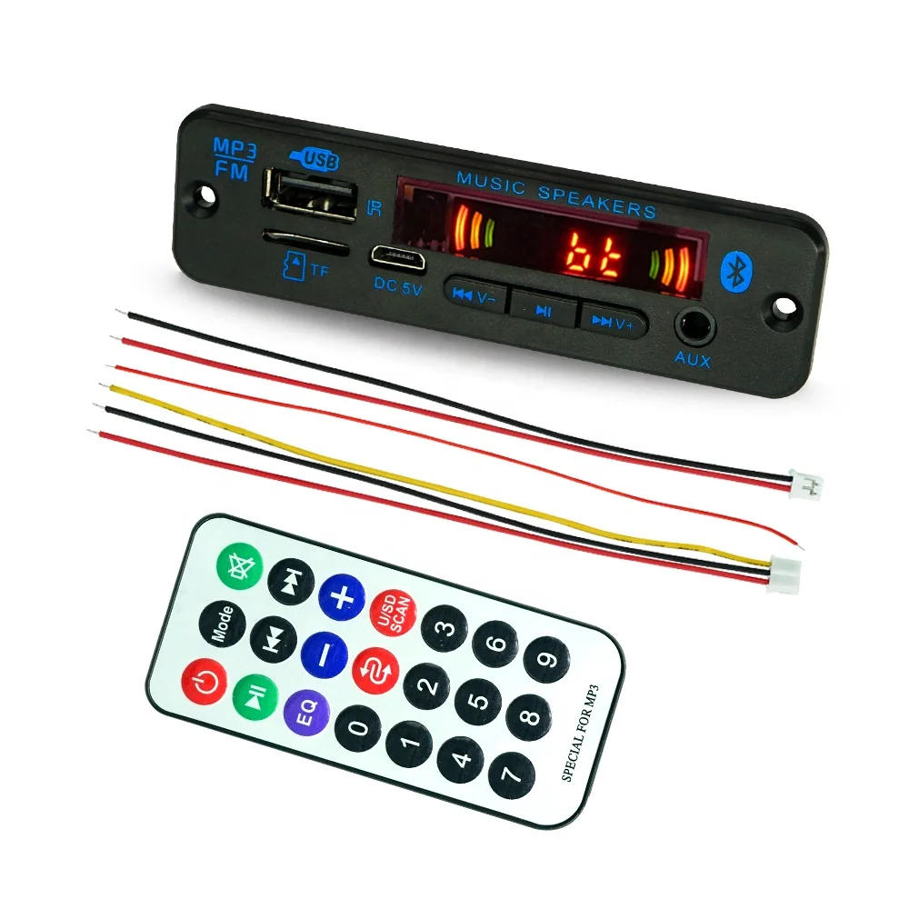 

JQ Mini MP3 Player Bluetooth Kit MP3 Bluetooth Module 5.0 USB Kit