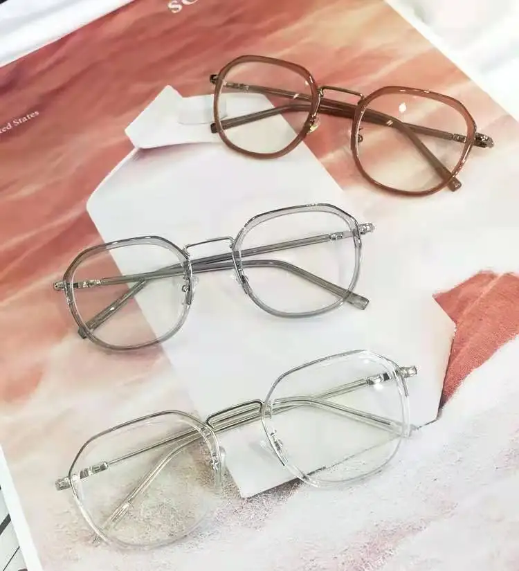 

2021 trendy Square anti blue light blocking glasses optical frames for unisex eyewear optical glasses, 5colors