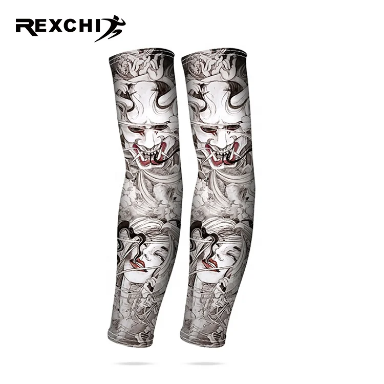

REXCHI HB15 Colorful Tattoo Sleeve Custom UV Protection Watherproof Breathable unisex Arm Leg cover Tatto Arm Sleeve, Has 19 colors
