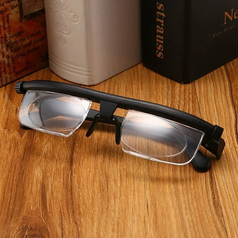 

Adjustable Vision Focus Reading Glasses Men Women Variable Vision Strength Male Female Glasses Correction Tr90 Frames, Customize color