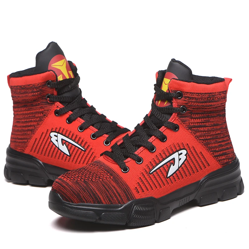 

High quality stylish work high heel steel toe anti static anti-slip safety shoes