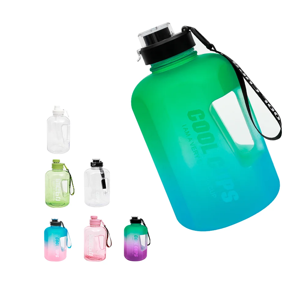 

New Arrival Food Grade Plastic Reusable Gym Bottle With Multi-colored