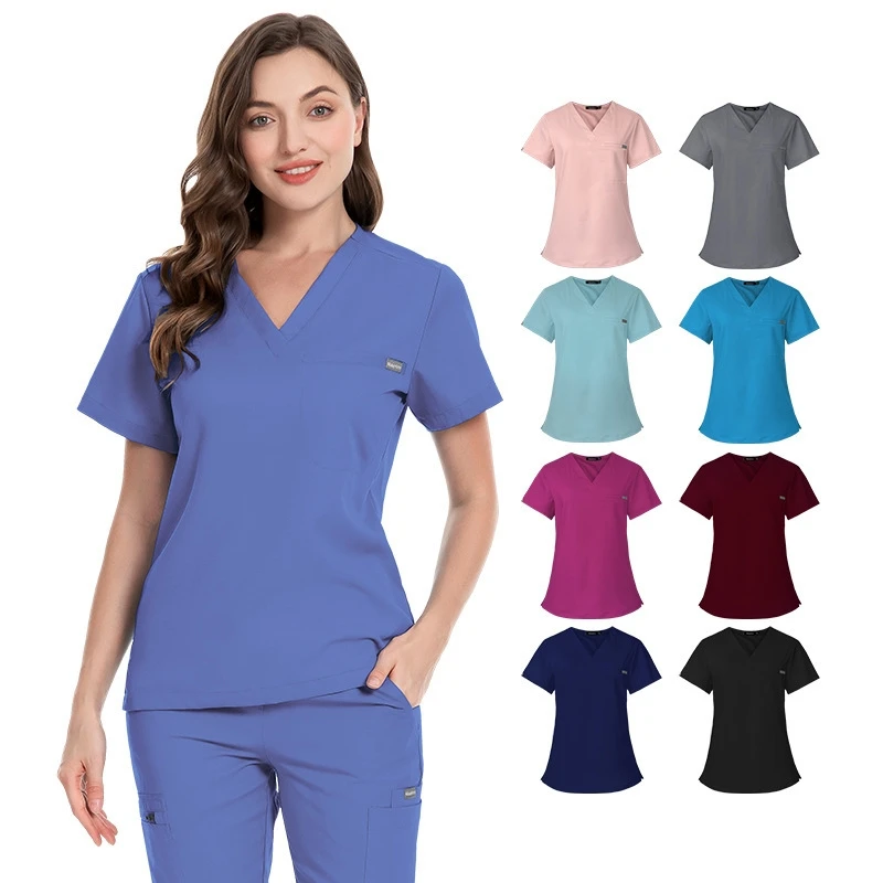 

New Style Hospital Uniforms Uniforms Nursing Hospital Sets Hygroscopic And Sweat Releasing Nurse Uniforms For Hospita